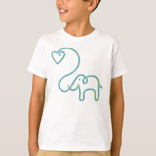 ELEFANT mit Herz T-Shirt