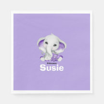 Elefant mit lavender teddy Bärennapf