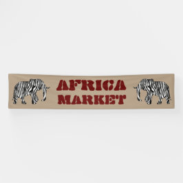 Elefant mit Zebrastreifen + Ihre Ideen Banner