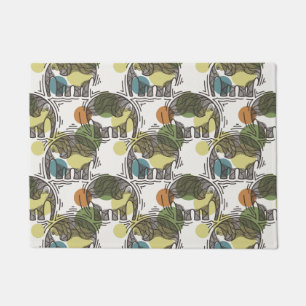 Elefant-Muster Fußmatte