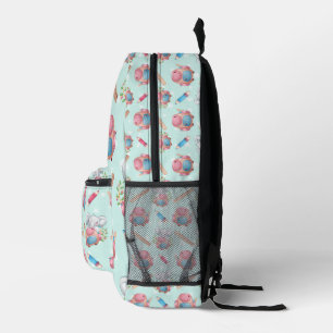 Elefant-Muster zum Zurück in die Schule Bedruckter Rucksack
