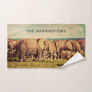 Elefant-Name-Handtuch Handtuch