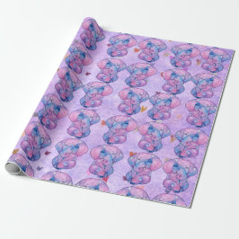 Elefant namens Acorn Geschenkpapier