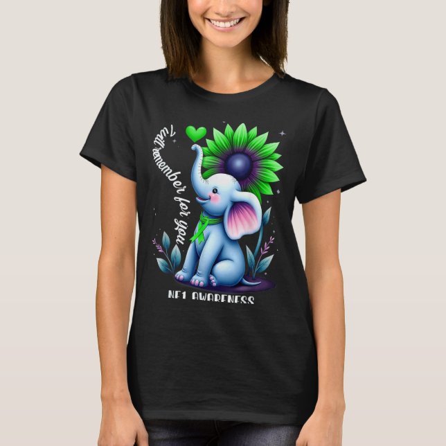 Elefant Nf1-Bewusstsein T-Shirt (Vorderseite)