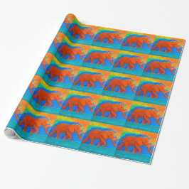 Elefant-Packpapier Geschenkpapier