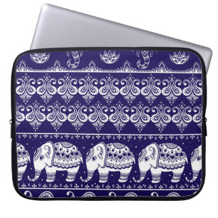 Elefant, Paisley: Vintages Stammesmuster. Laptopschutzhülle