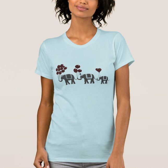 Elefant-Parade T-Shirt (Vorderseite)