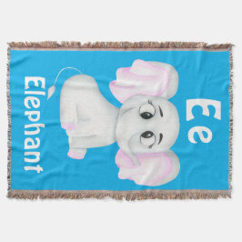 Elefant personalisieren ABC: Buchstabe E - Ihren N Decke