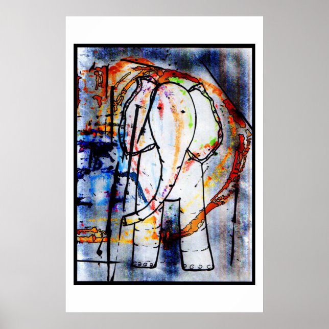 Elefant Poster (Vorne)