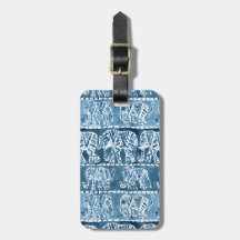 ELEFANT-SAFARI Boho Stammes- Indigo KUNDENGERECHT