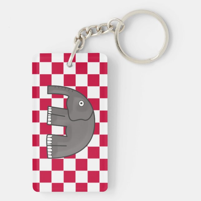 Elefant Schlüsselanhänger (Rückseite)