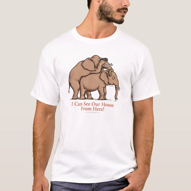 Elefant-Shirt T-Shirt (Vorderseite)