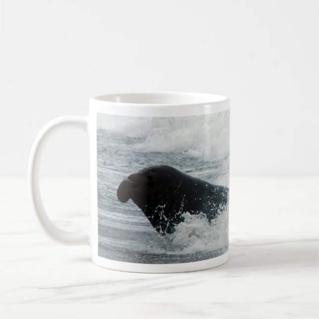 Elefant-Siegelsurfer-Tasse Kaffeetasse (Links)