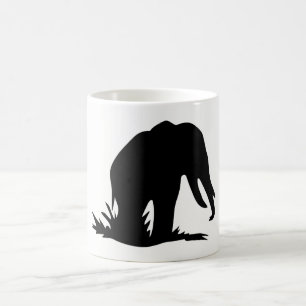 Elefant Silhouette Kaffeetasse