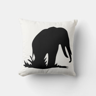 Elefant Silhouette Kissen