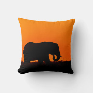 Elefant Silhouette Kissen