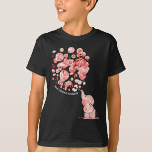 Elefant sprengt Burgunderballons Gehirnaneurysma T-Shirt
