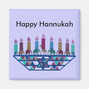Elefant-Stern Menorah Magneten Magnet