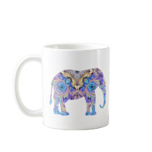 Elefant-Tassen-Kaleidoskop-Entwurf