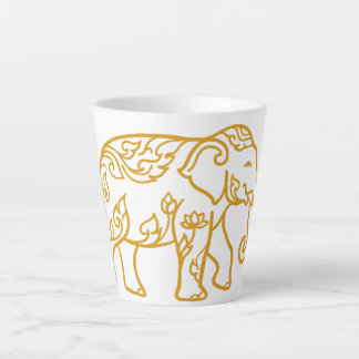 Elefant thailändischer Stil als Geschenk für dich. Milchtasse