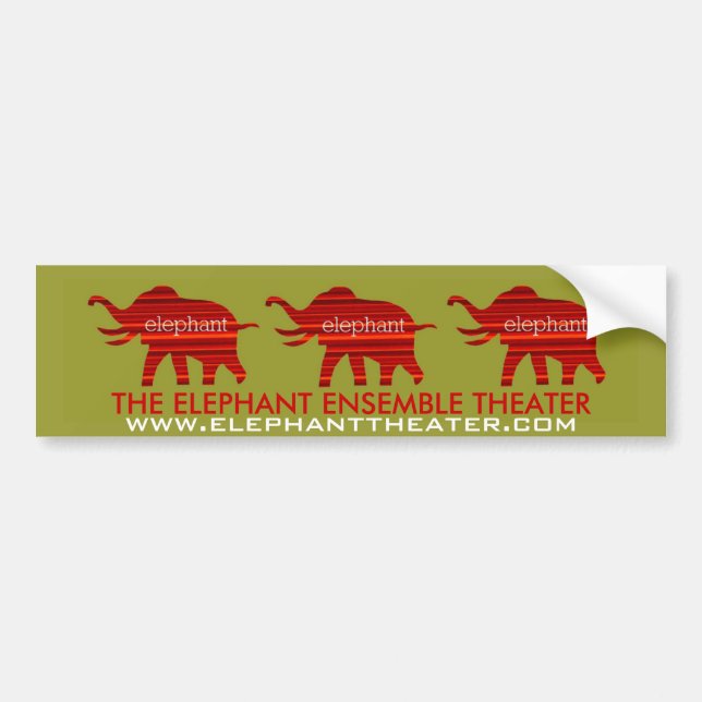 ELEFANT-THEATER AUTOAUFKLEBER (Vorne)