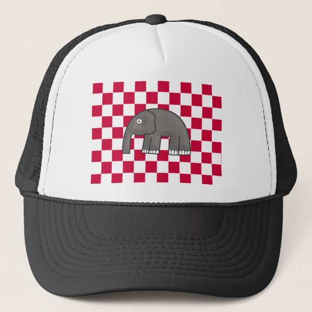 Elefant Truckerkappe (Vorderseite)
