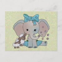 Elefant und Schafe