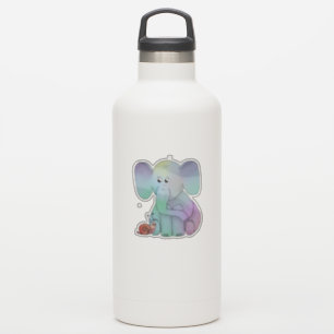 Elefant und Schnecke Aufkleber