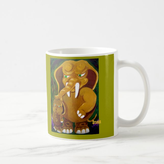 Elefant und Sohn Kaffeetasse (Rechts)