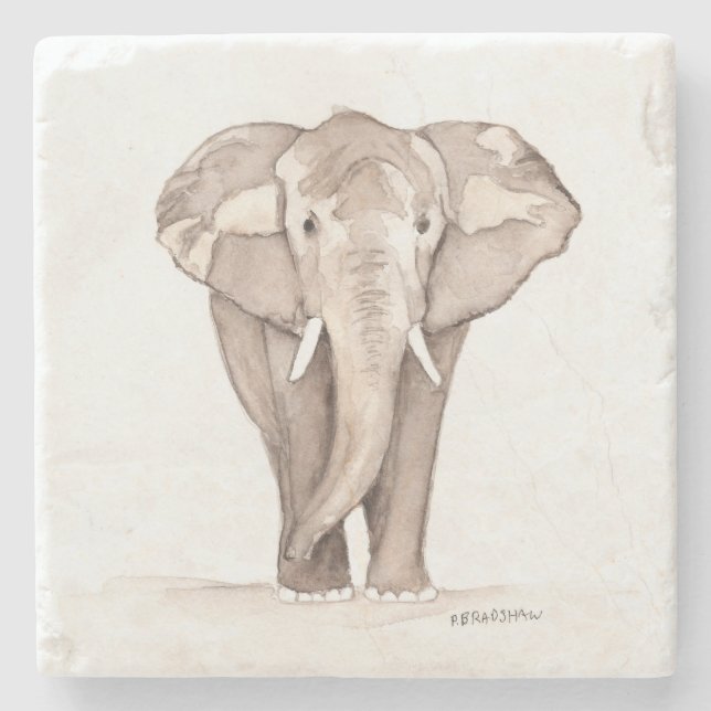 Elefant Untersetzer (Vorderseite)