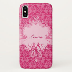 Elefantdamastrosa kurzer Namensiphone Fall Case-Mate iPhone Hülle