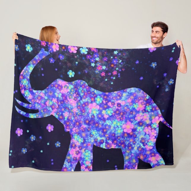 Elefante Blume - Spring Joy - Fleecedecke (Beispiel)