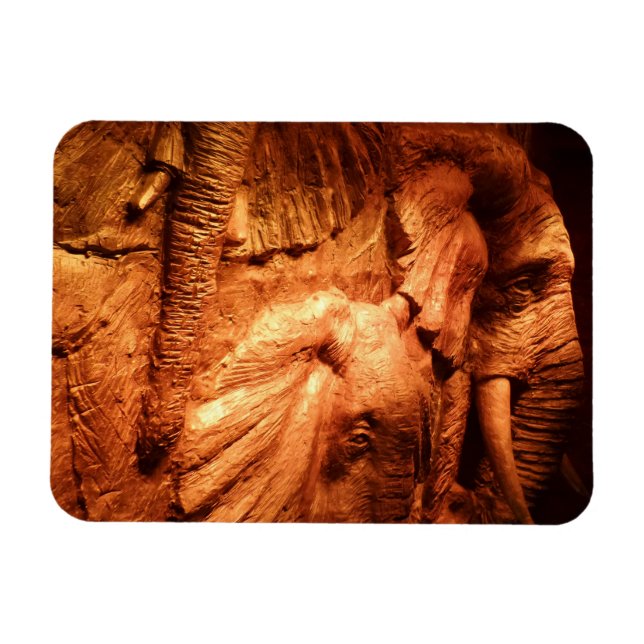 Elefanten 3"x4"-Magnet Magnet (Horizontal)