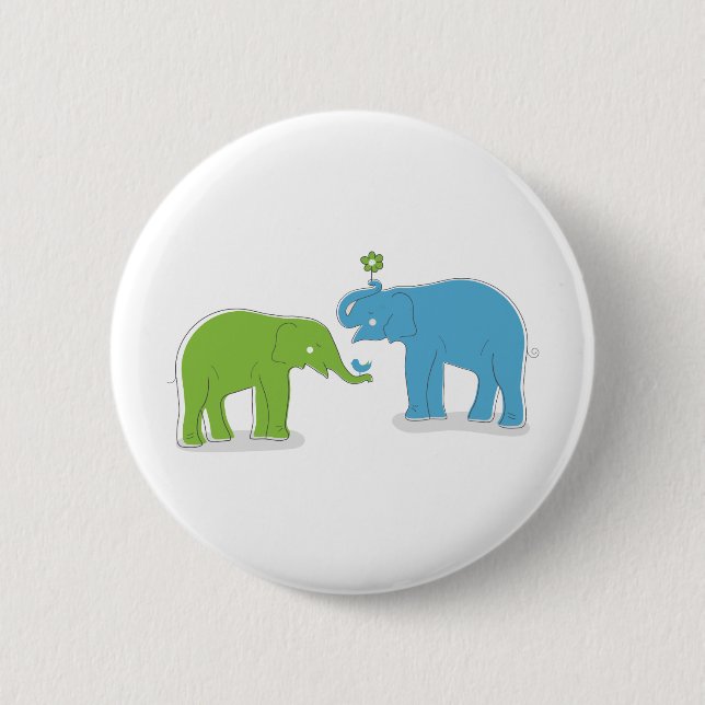 Elefanten Button (Vorderseite)