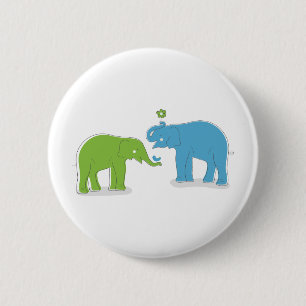 Elefanten Button