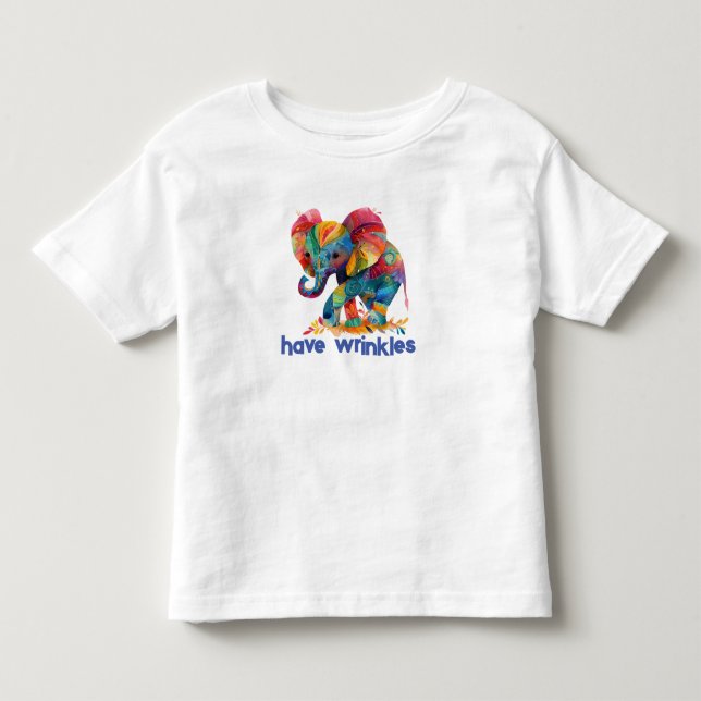 Elefanten haben Falten T - Shirt (Vorderseite)