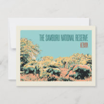 Elefanten im Nationalreservat Samburu, Kenia