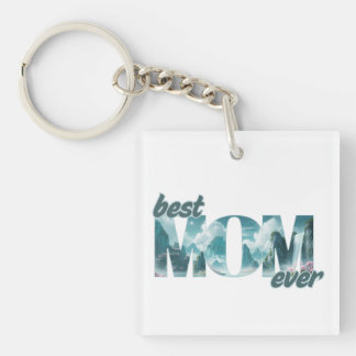 Elefanten in einer Traumwelt - best Mom ever Schlüsselanhänger