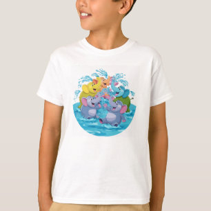 Elefanten in Splashing Fun T-Shirt