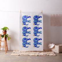 Elefanten mit Polka Docks und einem Extravaganten