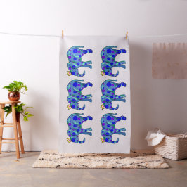 Elefanten mit Polka Docks und einem Extravaganten Stoff