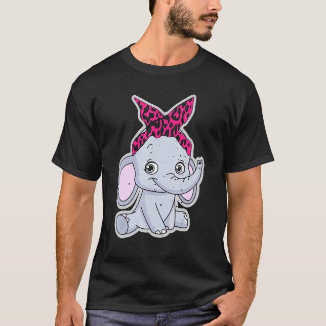 Elefanten Niedlich T-Shirt (Vorderseite)