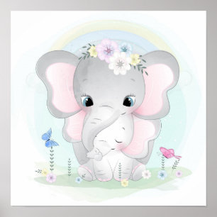 Elefanten Poster
