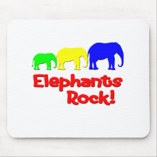 Elefanten rocken! mousepad