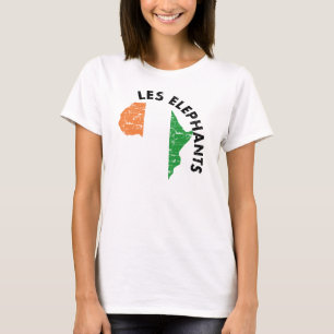 Elefanten von Elfenbeinküste T-Shirt