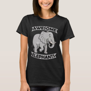 Elefanten Zoo Zirkus Spaß Elefant Konservativ T-Shirt