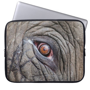 Elefantenauge nah laptopschutzhülle