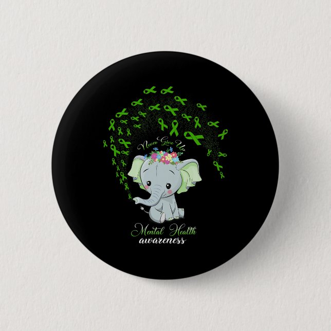 Elefantenbewusstsein Button (Vorderseite)