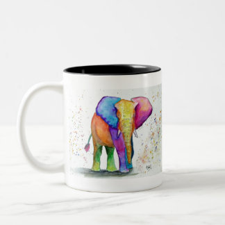 Elefantenbonbons Zweifarbige Tasse