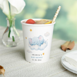 Elefantendusche, Babydusche Pappbecher